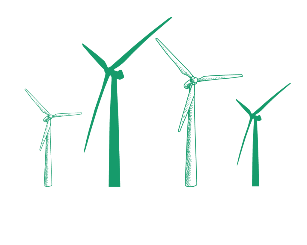 L’énergie éolienne pour respecter le développement durable.